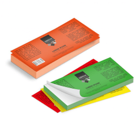 Etichette cm.5,2x14,8 adesiva fluorescente