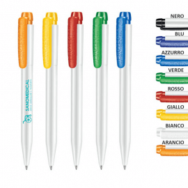 Penna a scatto in plastica ABS antibatterica