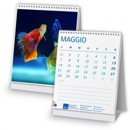 Calendario 14,8x10,5 - fogli 12+1 - f/retro