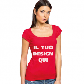 T-shirt donna cotone 150gr