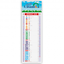 Calendario Olandese Silhouette multicolor