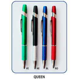 Penna in plastica QUEEN