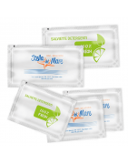 Salviette detergenti con stampa personalizzata o neutre